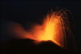 eruption of crater 1